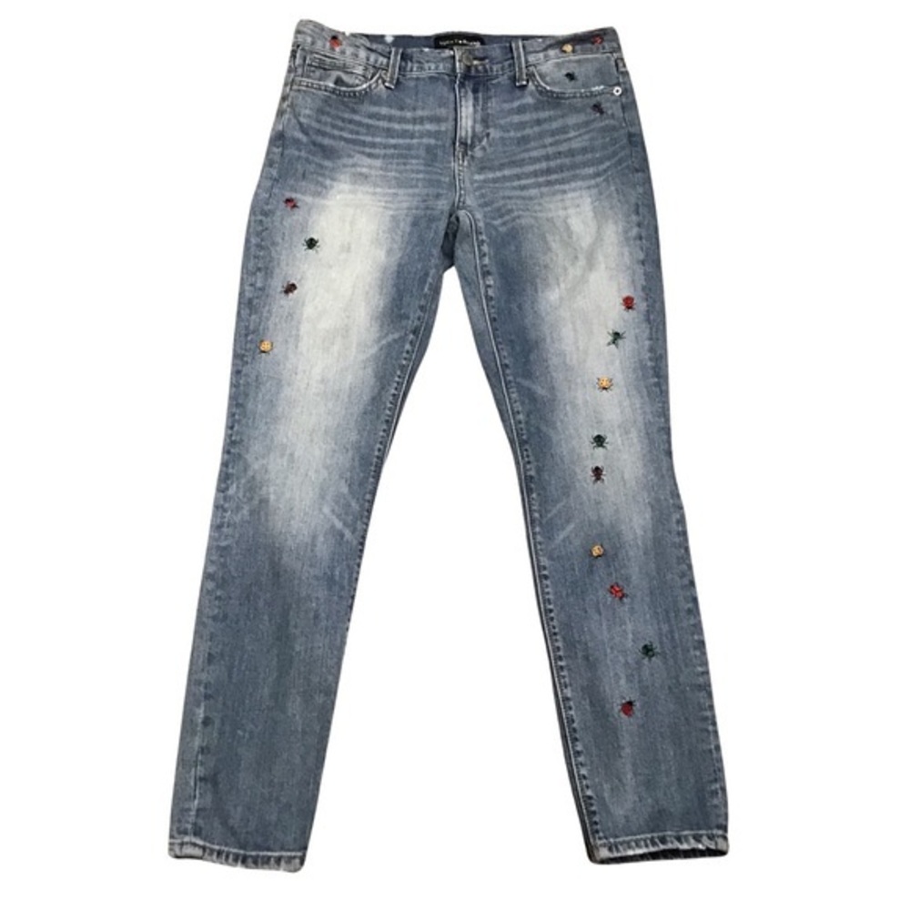 Lucky Brand Ladybug Embroidered Ava Jeans size 27‎ (4)